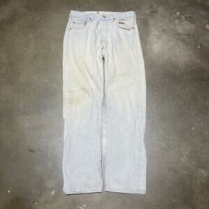 Vintage 80s Levi's 501 Light Wash Straight Leg Jeans 31x31